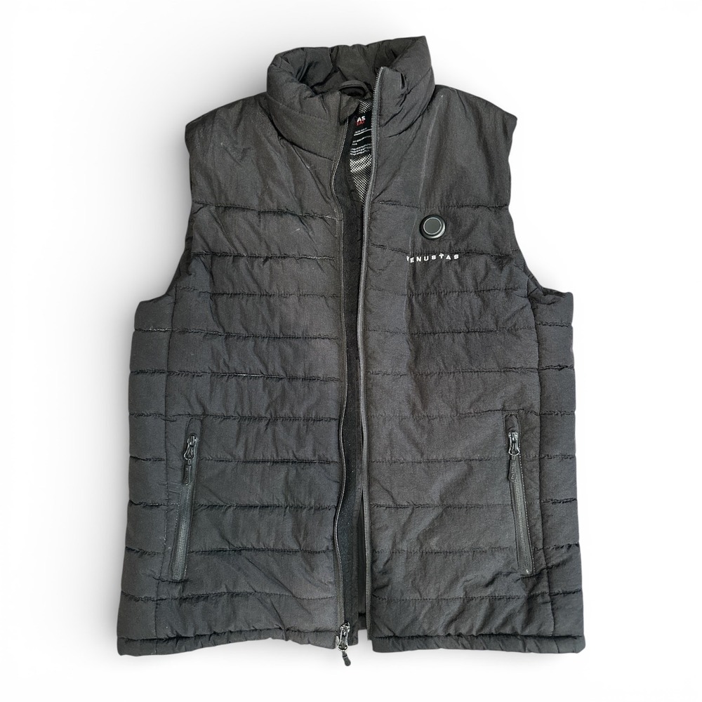 Venustas Heated Vest Men's Medium Black Quilted Puffer | No Battery | Workwear